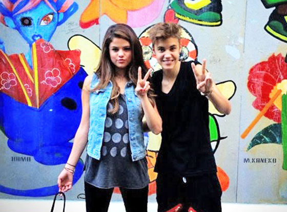 Selena Gomez and Justin Bieber in Tokyo. (Facebook.com)